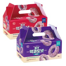 명가 약과도넛 오리지널맛+단팥맛, 20개, 60g