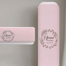 PULSEBIZ 에어컨커버 투인원세트 벽걸이+스탠드 에어컨덮개, 플라워프레임, 피치핑크