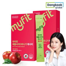 동국제약 마이핏 이보영 유기농 애사비 4000 애플사이다비니거 함유 스틱 사과초모식초, 2개, 280g