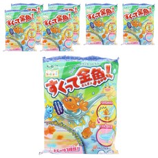 Kracie 葵緹亞 金魚捕捉DIY套組 14g, 7個, 托盤2種+湯匙+基底5種