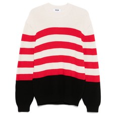 MSGM 스트라이프 코튼 스웨터