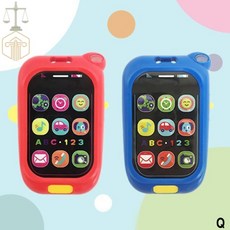 유아용 미니 톡톡 전화기 멜로디완구, BLUE, 1개