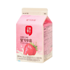 오늘좋은 딸기우유, 2개, 200ml