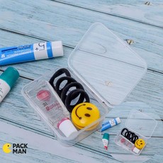 PM 투명 수납케이스 5개 9x6cm 하드케이스