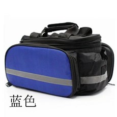 自行車貨架包 大容量防水長途騎行駝包, 藍色, 1個