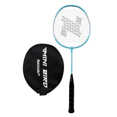 낫소 배드민턴라켓 미니버드 (주니어) 헤드커버 입문 체육 학교, 1세트, NBMR-MB