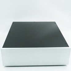 全鋁合金 v錶頭機箱 外殼 儀表機箱 電源diy機殼 鋁型材黑色, 1個, 白色空白款