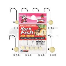 [오기몰] 백경 야광 볼락 지그헤드 BK-941, 볼락지그 1.5g, 1개