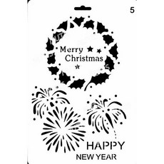 ST-B50-0087 型染版(Stencil) - 蝶古巴特diy-簍空模板-塗鴉模版-繪畫模版，輕鬆打造獨特風格, 1個, B50-0087