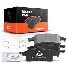 A-프리미엄 지프 모델과 호환되는 후면 세라믹 브레이크 패드 세트 - WJ 그랜드 체로키 1999 2000 2001 2002 2003 2004 4.0L/4.7L 하드웨어 포, APremium 일부 지프 모델과 호환 후면 세라믹 디