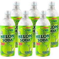 SANGARIA 哈密瓜味汽水, 6瓶, 500ml