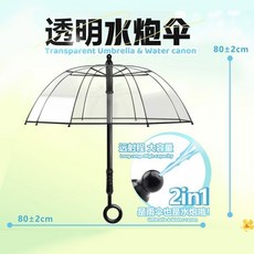 G.DUCK 小黃鴨 雨傘水槍, 透明款,雨傘水槍【攻防一體】, 1個