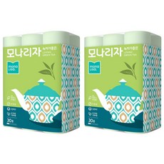 mona lisa. 綠茶三層捲筒衛生紙 Set 30捲, 25m, 2袋