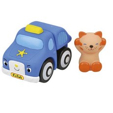 K’s Kids 奇智奇思 彩色安全積木 咪咪貓警車 SB00289, 1個