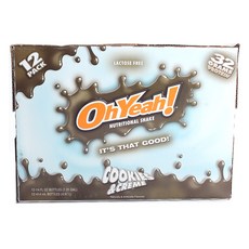 OhYeah! 蛋白質奶昔, 餅乾和奶油, 12件