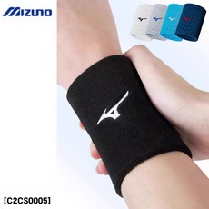 MIZUNO 미즈노 스포츠 손목 아대 보호대 밴드 헬스 농구 배구 배드민턴 테니스 골프, 1개, 미즈노/손목보호대/C2CS0005/그레이