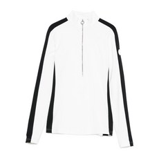 퓨잘프 네감 사이드 스트라이프 지퍼 넥 스키 탑