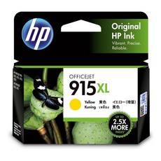 HP NO.915XL 原廠高容量墨水匣 (3YM19AA 3YM20AA 3YM21AA 3YM22AA), 3YM21AA 黃色, 1個