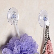 데일리홈 흡착식 다용도 걸이 4개 수건걸이