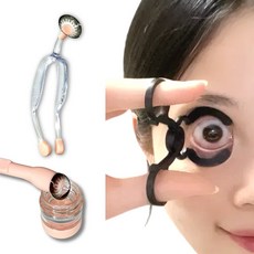 미레토 눈번쩍 렌즈 끼는 도구 아이오프너, 1세트, 핑크