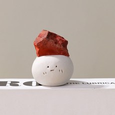 AROMAFULL 水晶擴香小豆丁, 1個, 紅碧玉【福氣】,精緻透明盒