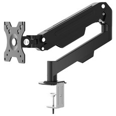 RUNHome 고중량 싱글 모니터암 거치대 포터블 베사홀 ARM-A1, 1개, 블랙