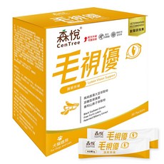 CenTree 森悅 毛視優 犬貓護眼保健 1gx30包入 葉黃素補充, 1個, 單盒