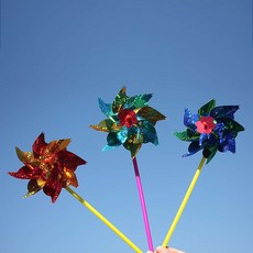 바람개비 10p세트 미술재료 매장입구 야외 정원 만들기 마당