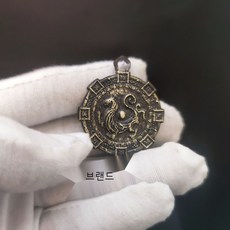 수작업 미니어처 호랑이 피규어 디오라마 소품 1개, 브론즈, 1