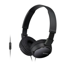 소니 스테레오헤드폰 MDR ZX110AP 흑색 핸즈프리
