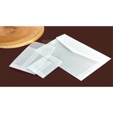 눈꽃디자인 반투명 카드봉투 선물카드, 포토카드(8X10)