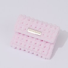 모누의 네트공예 - 벚꽃팝콘 카드지갑 DIY 키트 (영상제공), 블러썸핑크, 1개