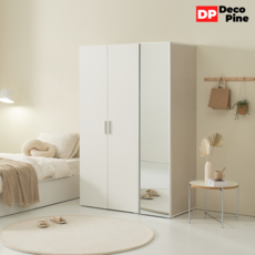 데코파인 루체 1200 C세트 거울 장롱 이불장 주니어 아이 4자 장농, C03_이불장 거울선반장