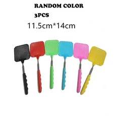 Artracyse 대형 확장형 플라이 스와터 수동 해충 방제 텔레스코픽 핸들 내구성 있고 견고한 경량 3 개, 01 Random-3PCS