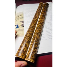 湖南九疑山老梅鹿竹 湘妃竹 竹玉竹文玩摺扇, 如圖所示, 1個
