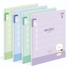 2000 초등스프링 1-6 음악노트 (2개세트), 2개, 랜덤