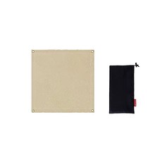 野營防火布 阻燃布 野炊墊 玻璃纖維布 焚火台隔熱墊 燒烤防火墊 野炊用具 隔熱墊 烤肉墊 防火毯 滅火毯, 1個, S號(50x50cm)