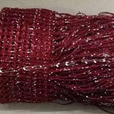 비즈발 문발 커튼 구슬 가리개 구슬발 장식 파티션 가림막 현관, 1개, R. 폭 높이 .8m 와인 레드