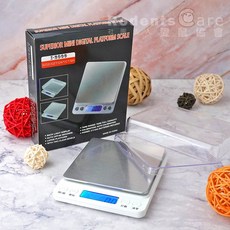 【愛鼠協會】不鏽鋼電子秤 倉鼠 天竺鼠 體重計, 白色, 1個, I-3000