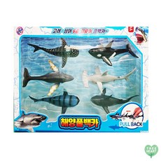 Toymall 움직이는상어장난감 해양풀백카 상어풀백카, 1개