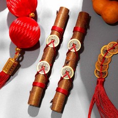 복숭아 꽃 가지 잡귀 제사 액운 행운 축제 부적 막대기 말린 나뭇가지 도원 신선 장식, 5. 1.5-2cm 직경 복숭아 스틱