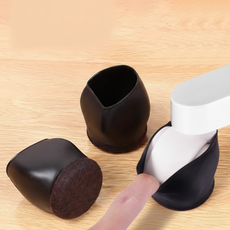 층간 소음 방지 의자 발 커버 바퀴 보호 마개 펠트 사무용 가정용 다용도 멀티 가구 다리 보호대 소품 용품, 1개, 5개 1세트