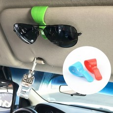 차량용 선글라스 안경 주차권 정리 홀더 클립 2개 강템, 1개