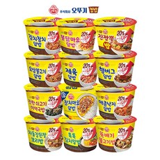 먹켓단 오뚜기 컵밥 골라담기 12종, 12개, 310g