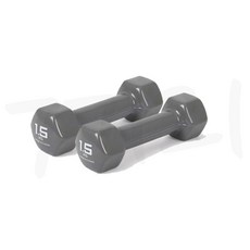 아이워너 PVC 컬러 아령, 1.5kg, 2개