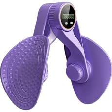 凱格爾訓練器 3D骨盆底肌訓練器 產後修補夾腿器 夾腿器 提臀 美腿器 大腿訓練器, 夢幻紫, 1個