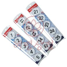 숫자 자석 홀더 SS-03 32mm 10개입 혜명마트, 21-30, 1개