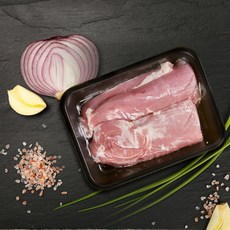 파이팅한돈 1등급 안심 돈가쓰 돈가스 샐러드 돼지구이 돼지고기 정육점 우리한돈 우리돼지 다이어트, 600g, 1개