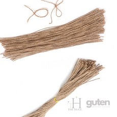 구텐샵 황마끈 25cm 100P 선물끈 선물포장끈