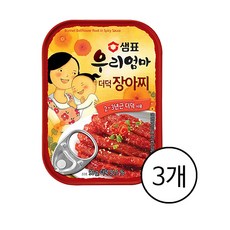 샘표 우리엄마 더덕 장아찌 90g, 3개